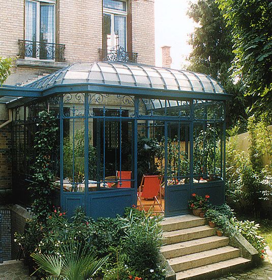 veranda toit arrondie