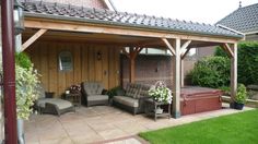 jacuzzi onder veranda