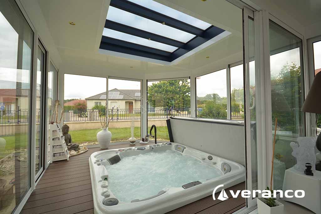 jacuzzi dans veranda
