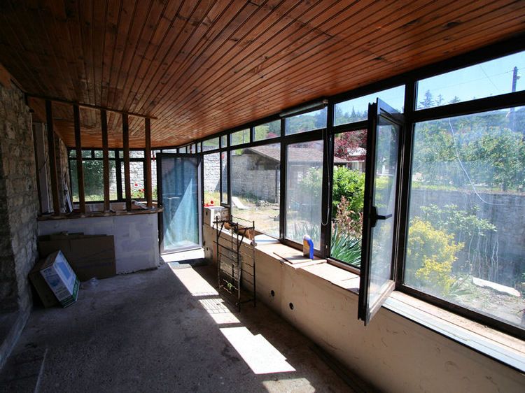 veranda en lambris