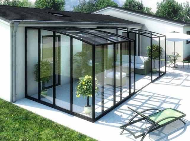 veranda rideau verriere