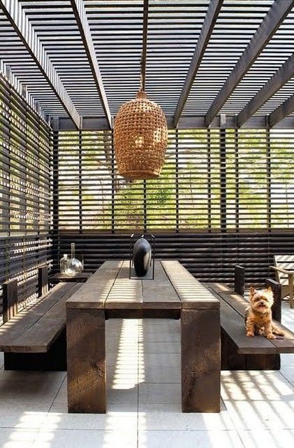 veranda tres moderne