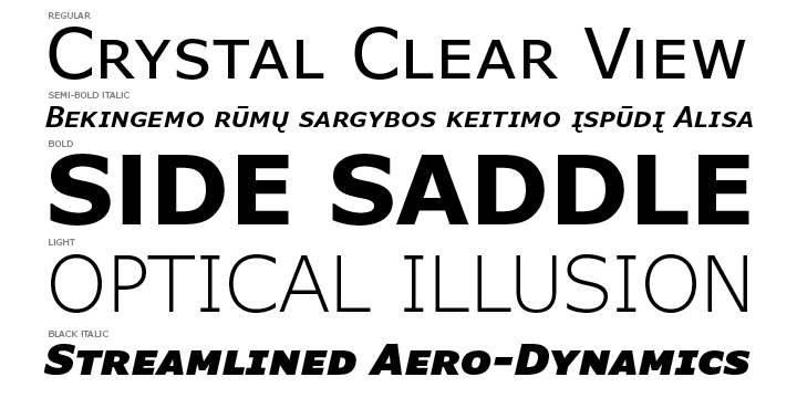 verdana light font