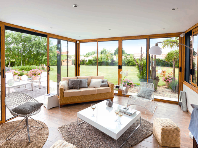 veranda en plein sud