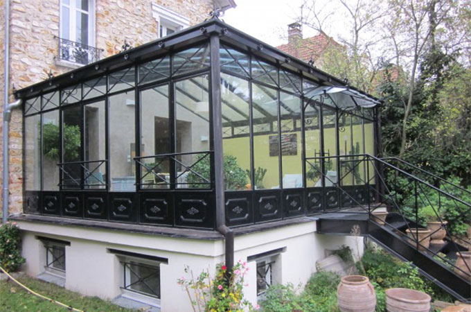 prix d'une veranda en acier