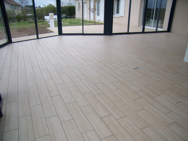 veranda parquet gris
