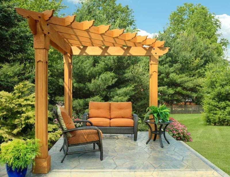 modele de veranda d'angle