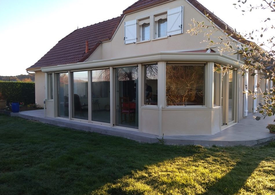 vÃ©randa en aluminium thermolaquÃ©
