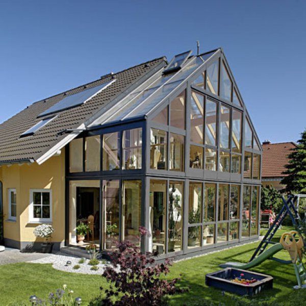 veranda maison passive