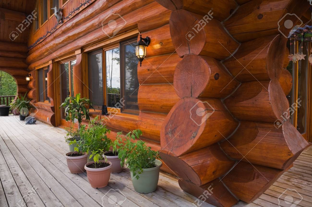 veranda bois pour chalet