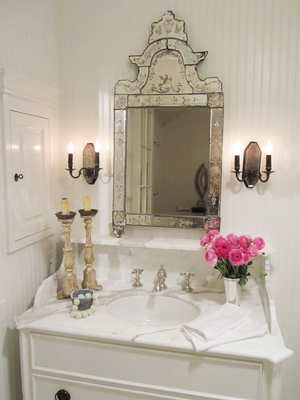 veranda magazine powder rooms