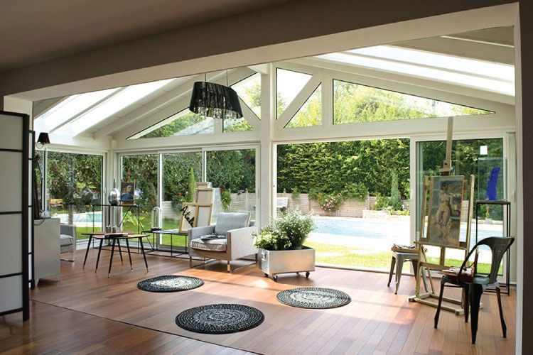 veranda maison basque