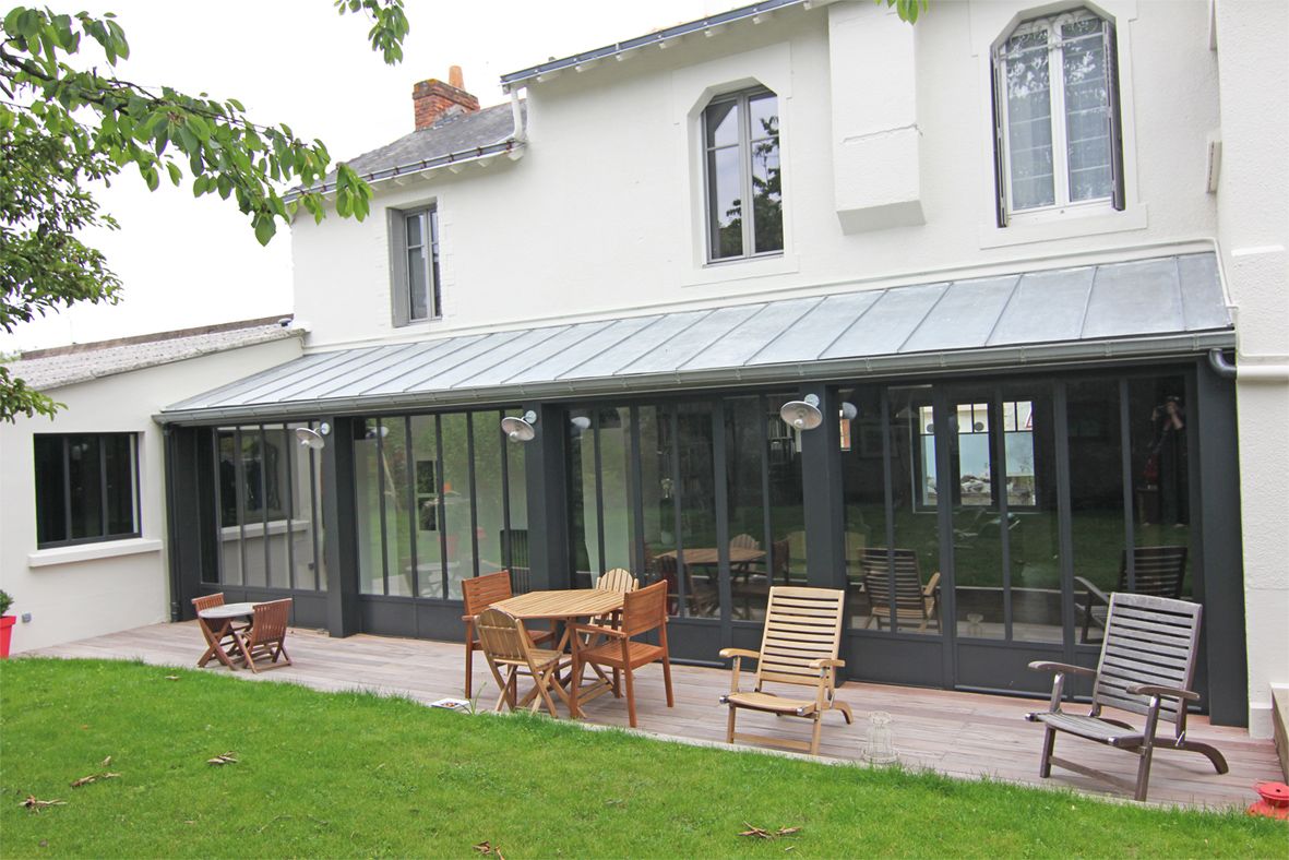 veranda en zinc
