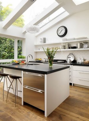 veranda interieur cuisine