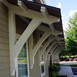 metal verandah supports