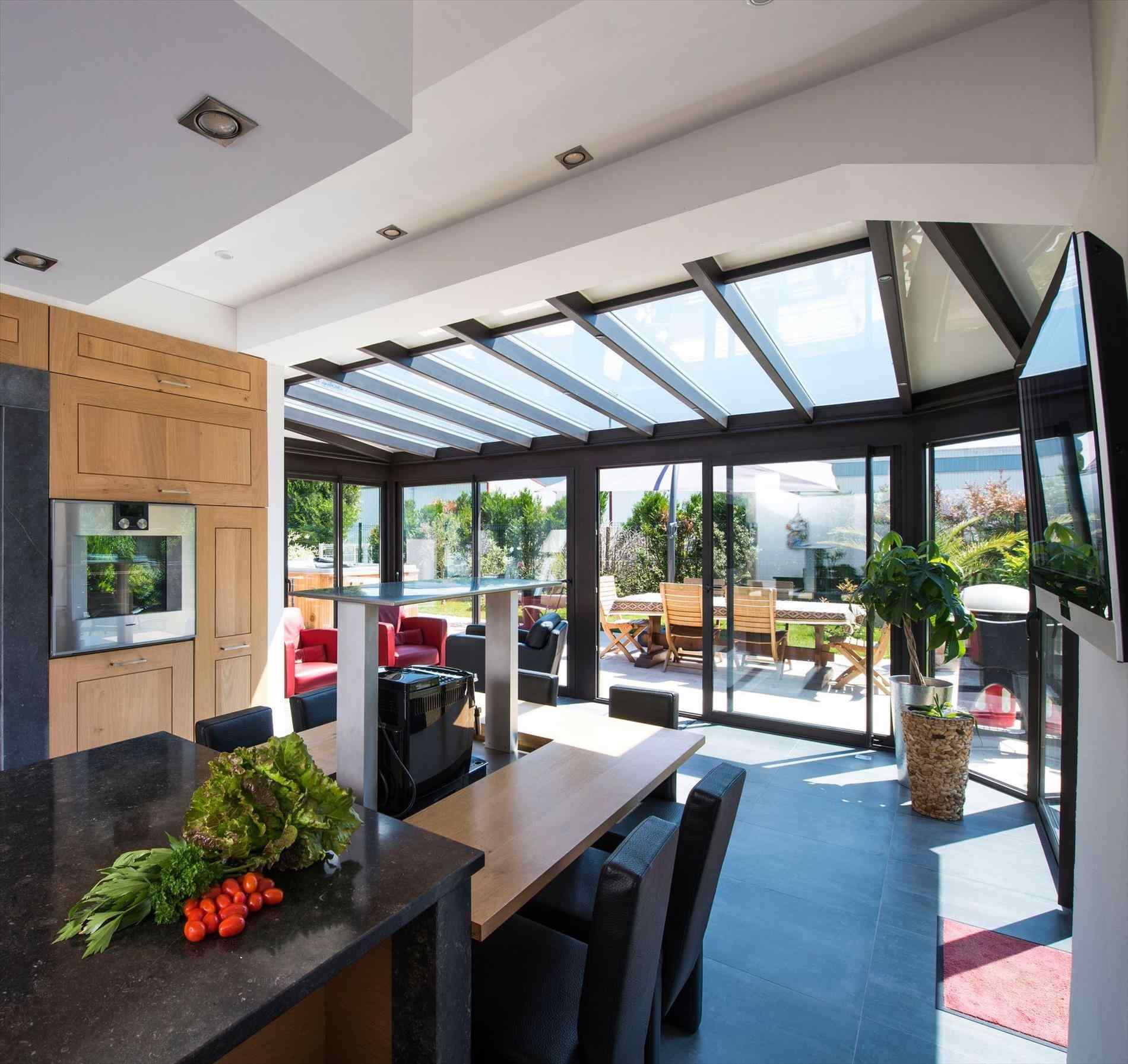 veranda cuisine salon