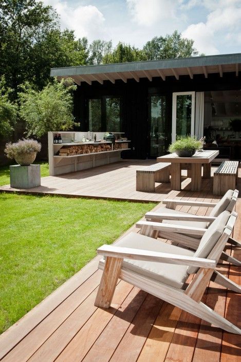 betonnen veranda