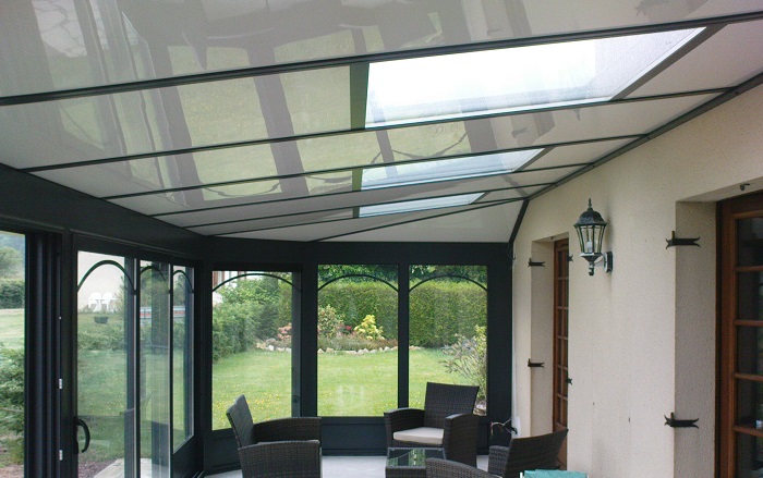 photo veranda gris anthracite