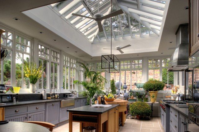 cuisine dans veranda deco