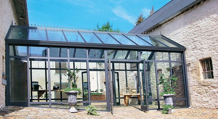 veranda entre deux maison