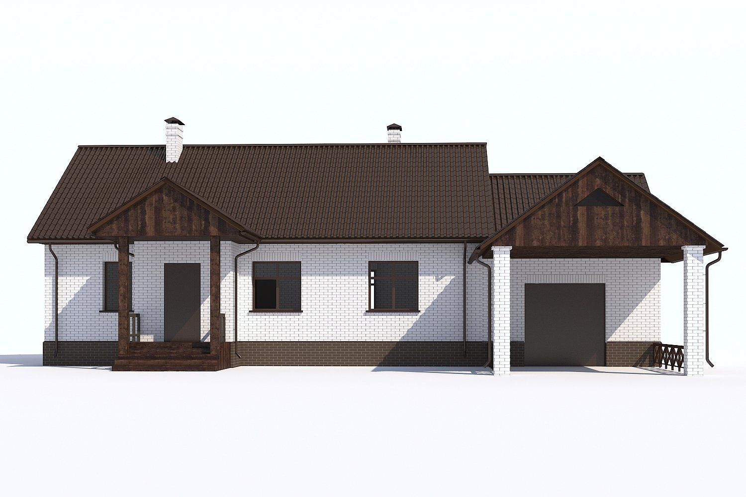 veranda avec garage