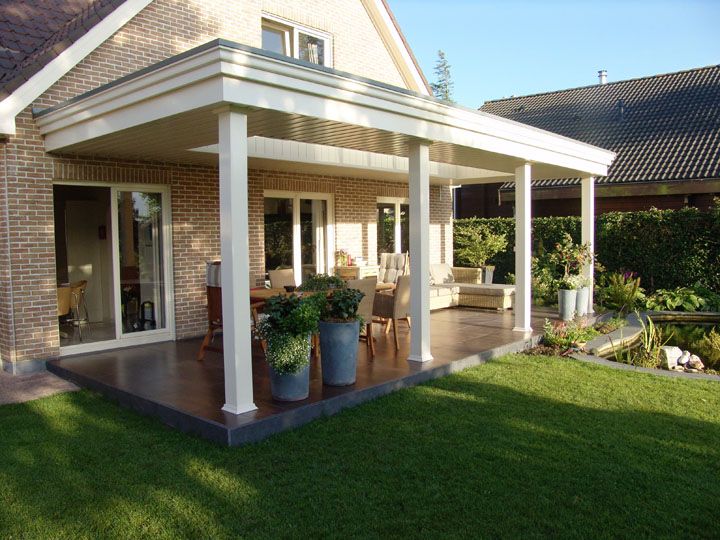 luxe veranda tuin