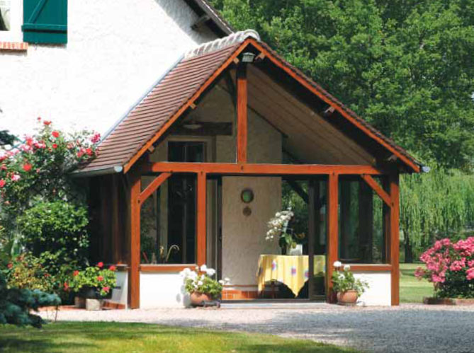 veranda france colombage