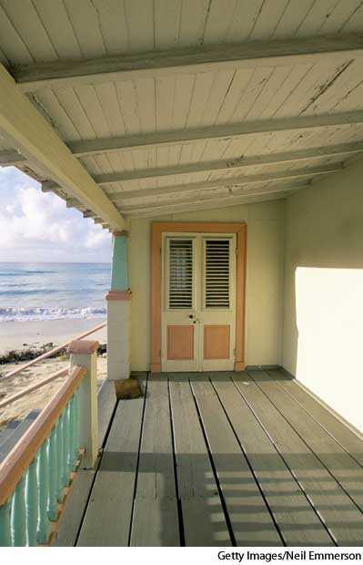 veranda english meaning
