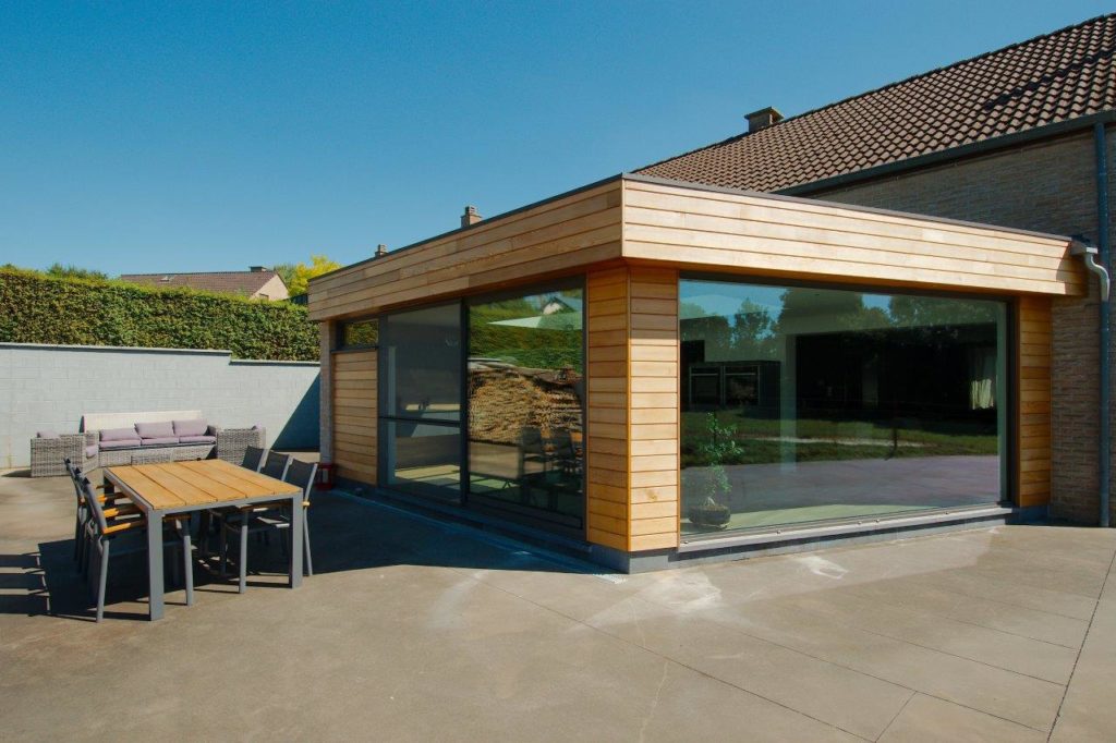 veranda ossature bois belgique