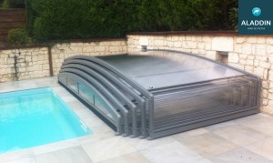 veranda piscine coulissante
