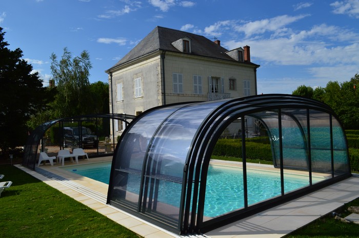 veranda piscine telescopique