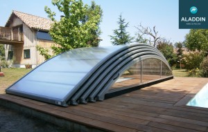 veranda piscine coulissante
