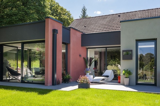 veranda entre maison et garage