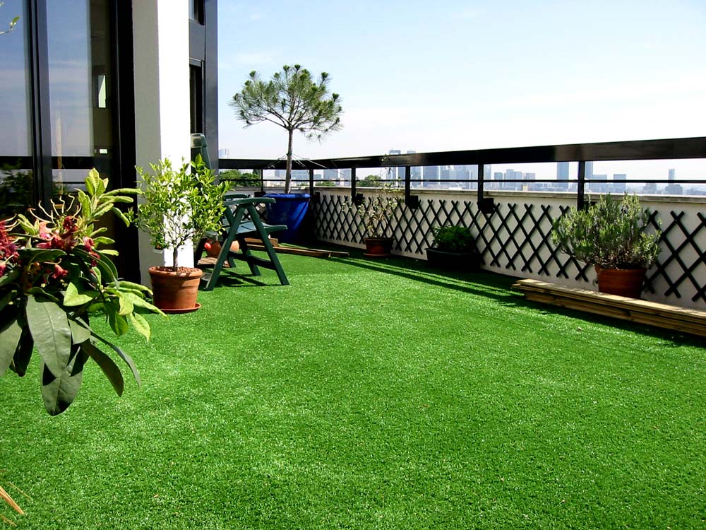gazon artificiel pour veranda
