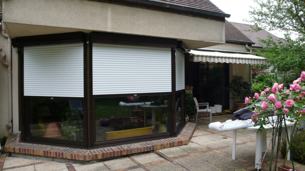 volets veranda bois