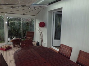 veranda en lambris
