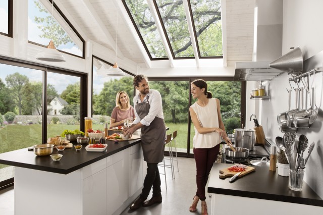 cuisine dans veranda 20m2