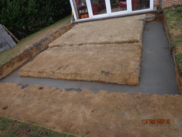 fondation pour veranda