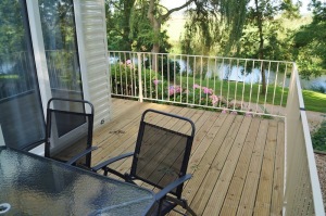 metal veranda for static caravan