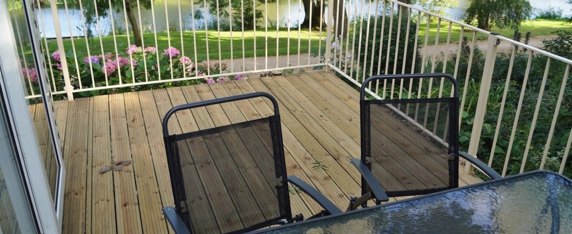 metal veranda for static caravan