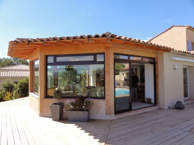 veranda sur maison provencale