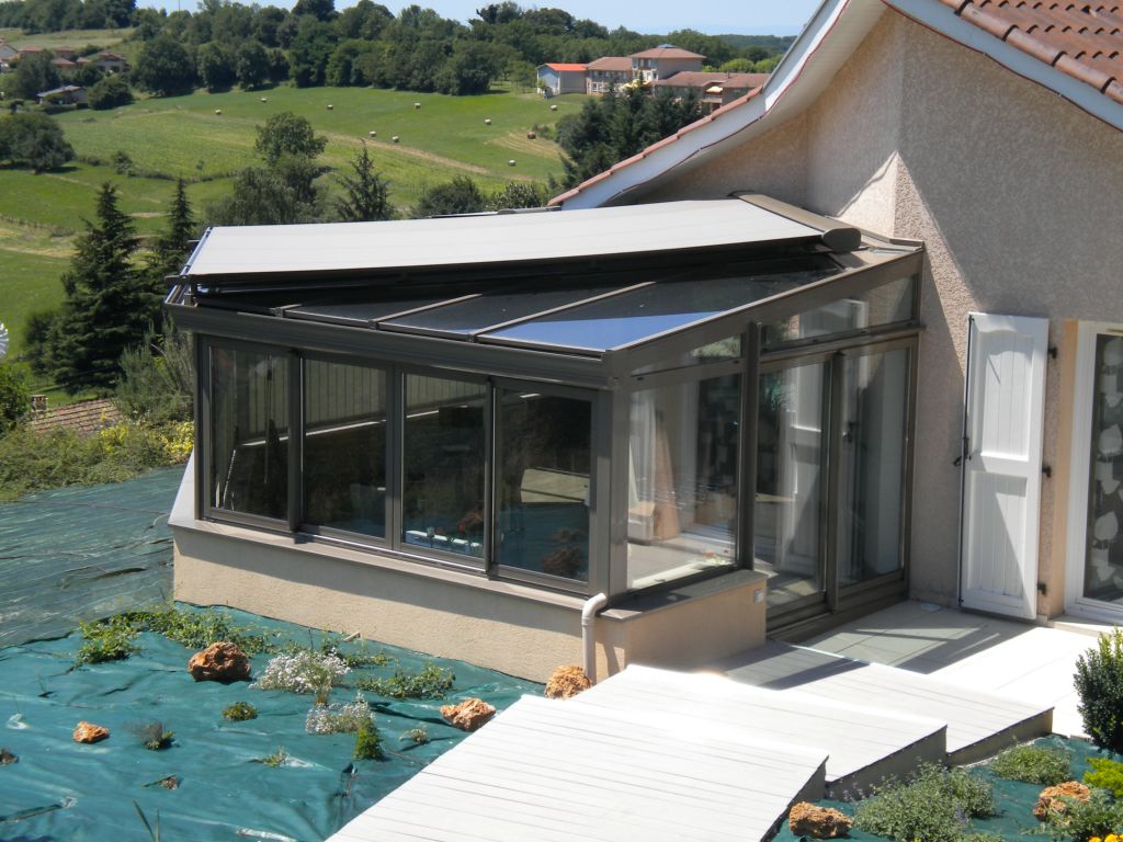 porte coulissante veranda alu