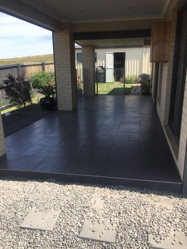 open veranda tile design