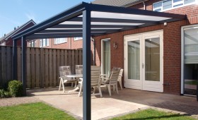 veranda in aluminium