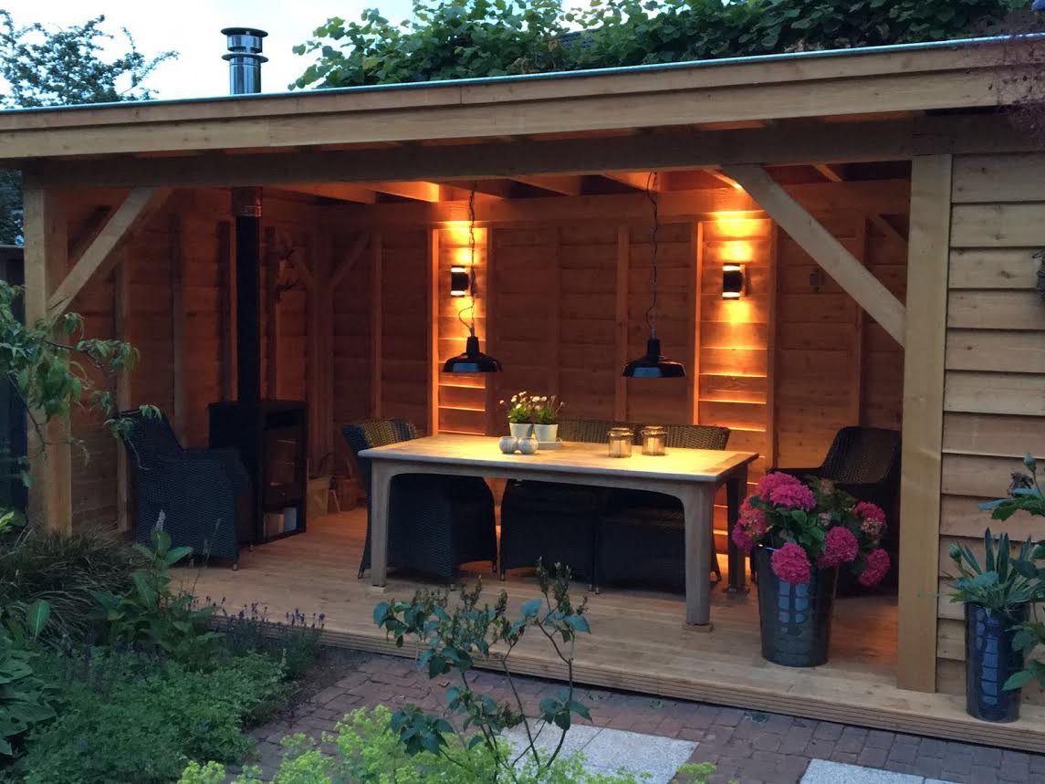 luxe veranda tuin