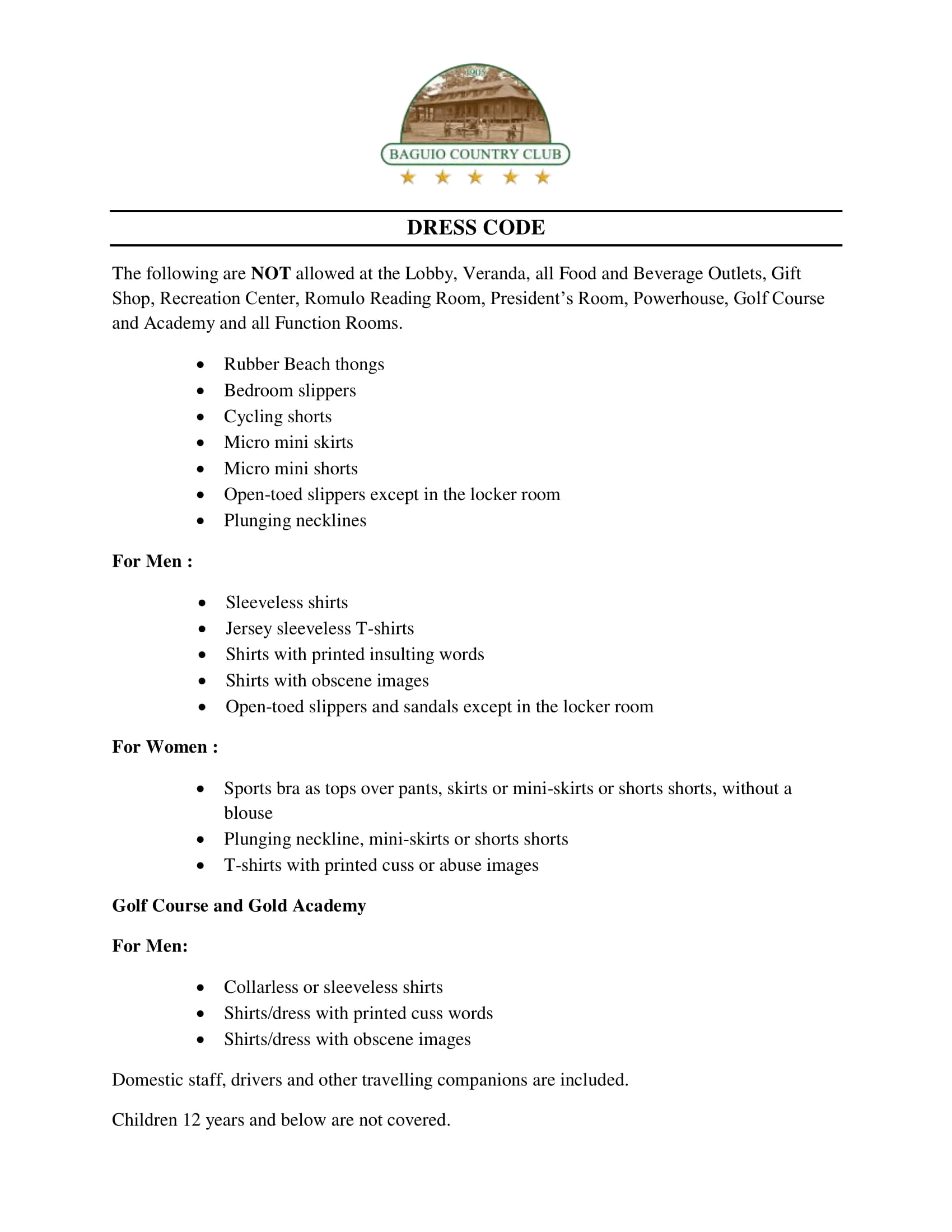 veranda baguio country club menu