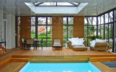 modele veranda piscine