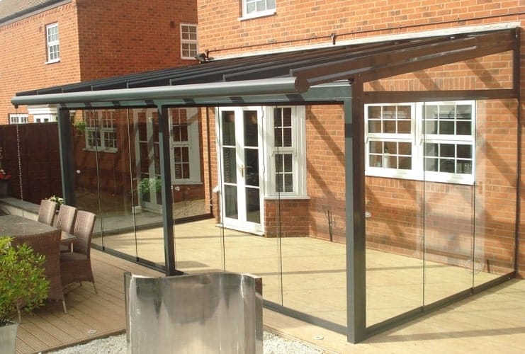 aluminium glass veranda