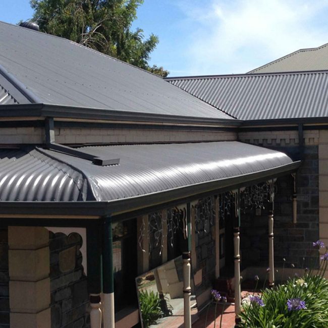 metal roof verandah