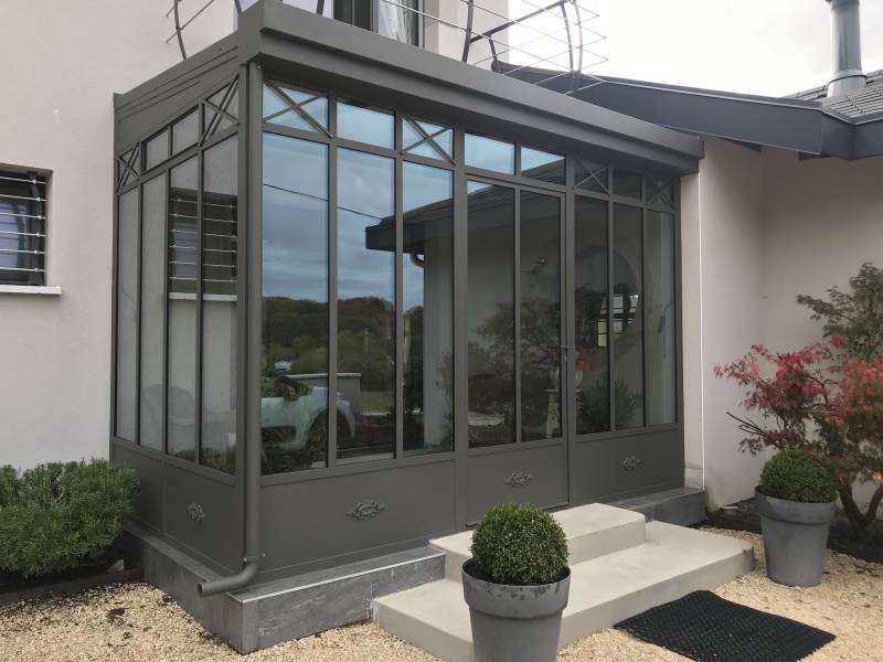 veranda acier lyon
